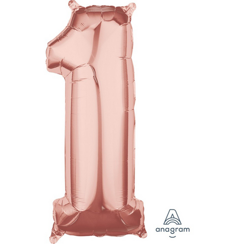 Mid-Size Shp Rose Gold Number 1