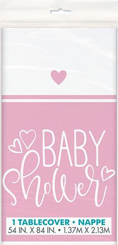 PINK HEARTS B/S TABLECOVER