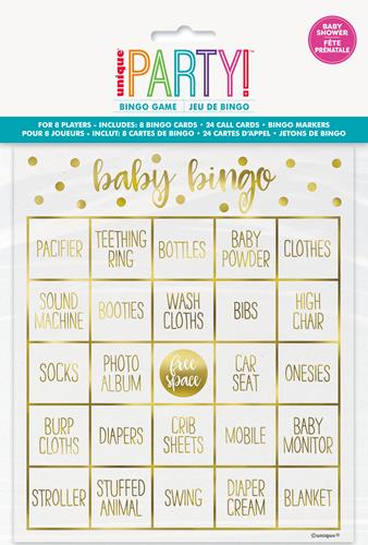 OH BABY FOIL BINGO KIT FOR 8