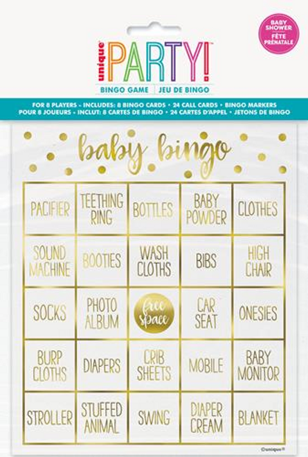 OH BABY FOIL BINGO KIT FOR 8