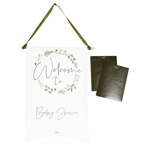GR Botanical Baby Customisable Welcome Sign