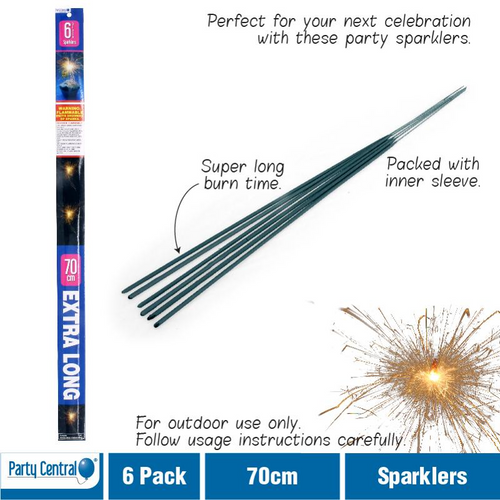 Sparklers 70cm 6pc