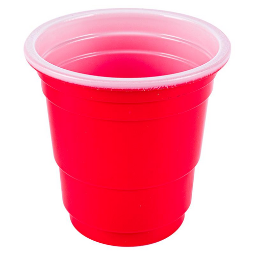 Disposable Drinkware Shot Cups American Red  56ml 20pk