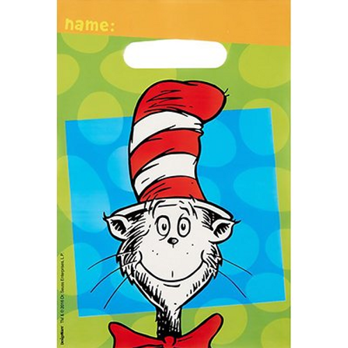 Folded Loot Bag Dr. Seuss* 8pk Folded Loot Bag Dr. Seuss* 8pk
