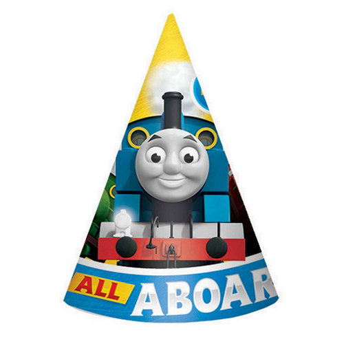 Thomas All Aboard Cone Hats - 8pc