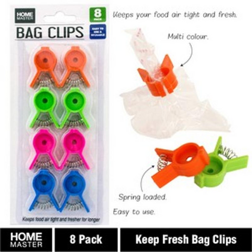 Keep Fresh Bag Clips 8pk