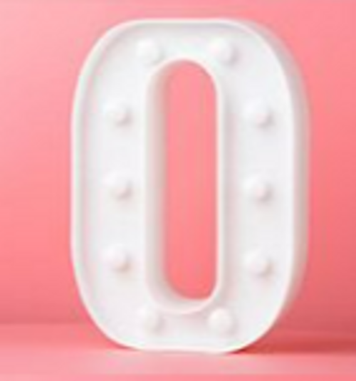 LED Letter O