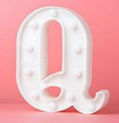 LED Letter Q