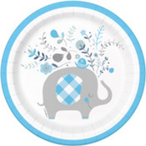 BLUE ELEPHANT 8 x 7" PLATES