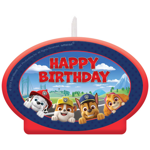 Paw Patrol Adv BDAY Candle