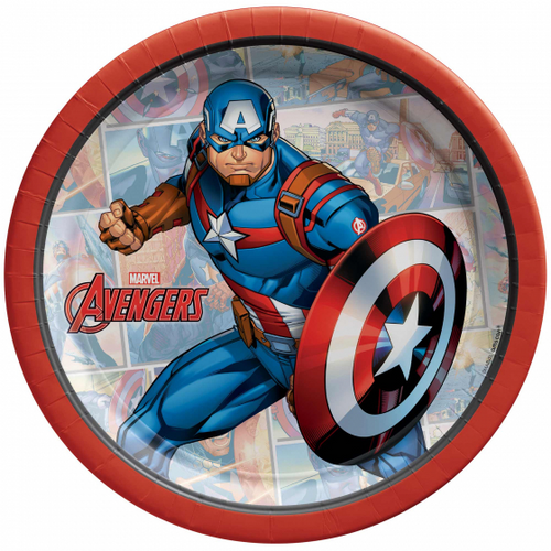 Marvel Powers Unite Captain America Plate
