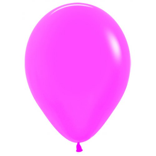 30CM NEON FUCHSIA LATEX BALLOONS