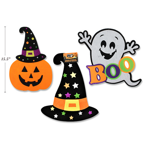 HWEEN FELT 3D HANGING DECO 38CM 3ASST DESIGNS 1PC HWEEN FELT 3D HANGING DECO 38CM 3ASST DESIGNS 1PC