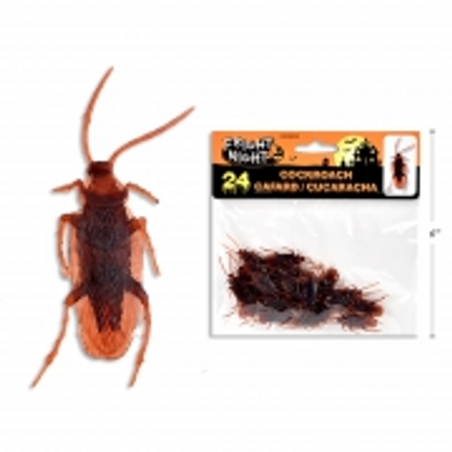 HWEEN FAKE COCKROACH 24PK 4.5CM EACH HWEEN FAKE COCKROACH 24PK 4.5CM EACH