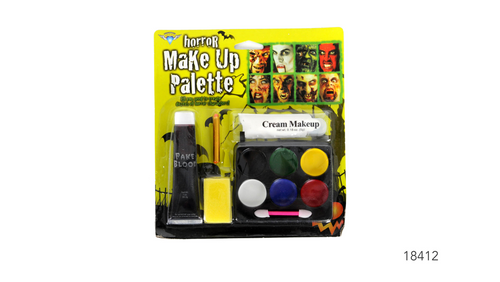 Make up palette with blood Make up palette with blood