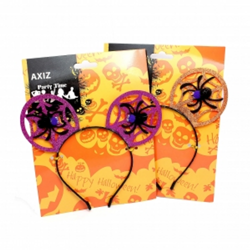 ASSD HALLOWEEN MOUSE HEADBAND W SPIDER DESIGN / HEADER CARD ASSD HALLOWEEN MOUSE HEADBAND W SPIDER DESIGN / HEADER CARD