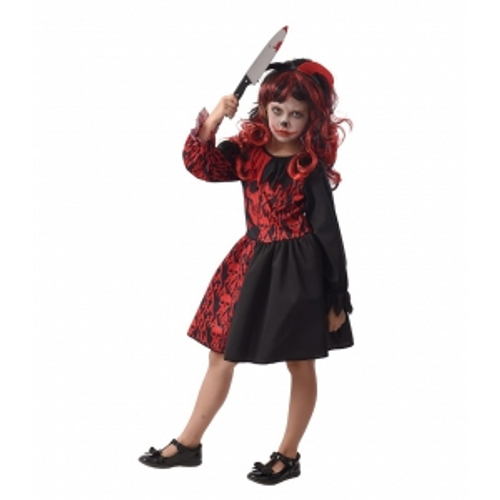 GIRLS SKELETON GIRL CLOWN DRESS HEADPIECE GIRLS SKELETON GIRL CLOWN DRESS HEADPIECE