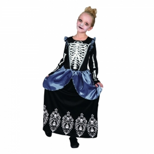 GIRLS SKELETON QUEEN, DRESS GIRLS SKELETON QUEEN, DRESS
