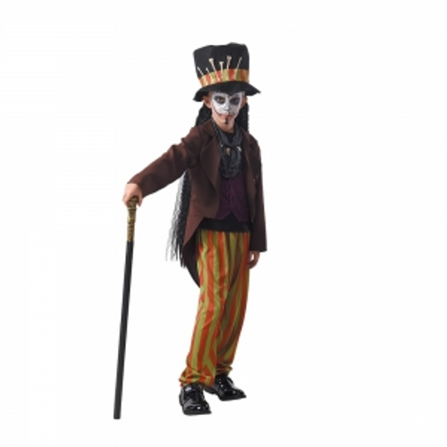 BOYS VOODOO COSTUME JACKET W/VEST PANTS SCARF BOYS VOODOO COSTUME JACKET W/VEST PANTS SCARF