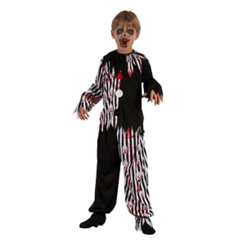 BOYS BLOODY CLOWN  - COLLAR  SHIRT, PANTS IN PVC BAG