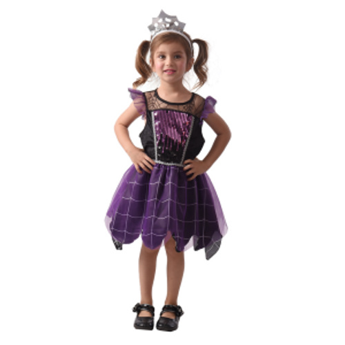 TODDLER  SPIDER WITCH, HEADPIECE, DRESS