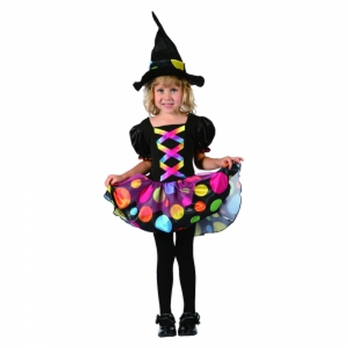 TODDLER PRETTY WITCH , DRESS , HAT