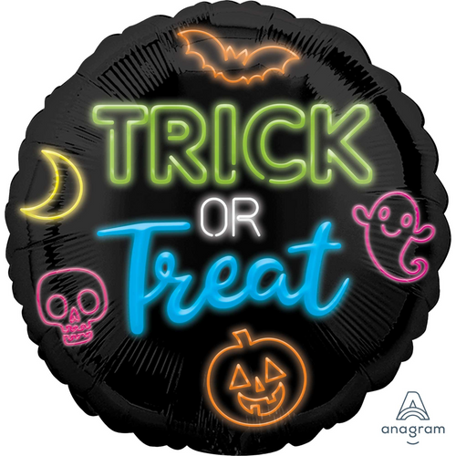 45CM STANDARD HX NEON TRICK OR TREAT S40 45CM STANDARD HX NEON TRICK OR TREAT S40