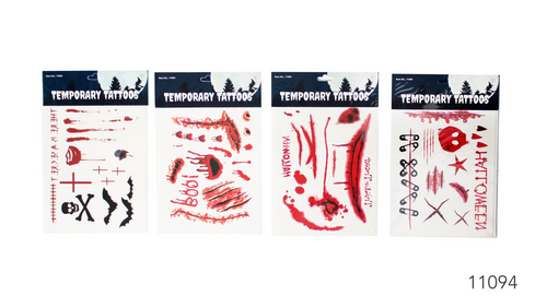Halloween Temporary Tattoos (gory) Halloween Temporary Tattoos (gory)