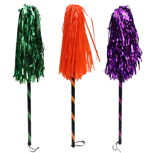 ASST. TINSEL BROOMS 78CM 1PC ASST. TINSEL BROOMS 78CM 1PC