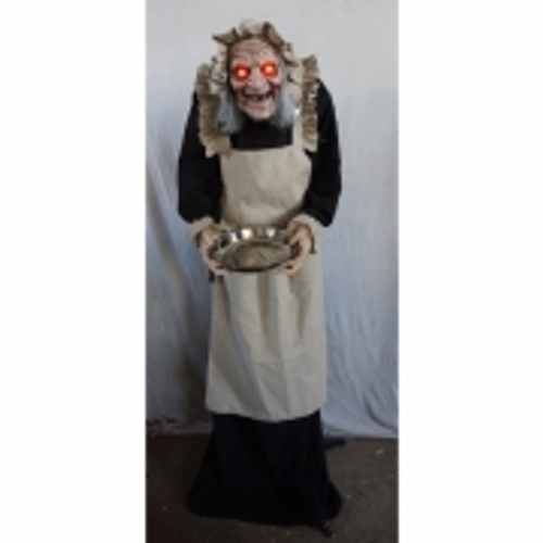 HWEEN STANDING OLD LADY TRICK-OR-TREAT HWEEN STANDING OLD LADY TRICK-OR-TREAT