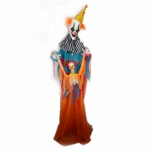 HWEEN STANDING CLOWN ANIMATED 40X18X170CM HWEEN STANDING CLOWN ANIMATED 40X18X170CM
