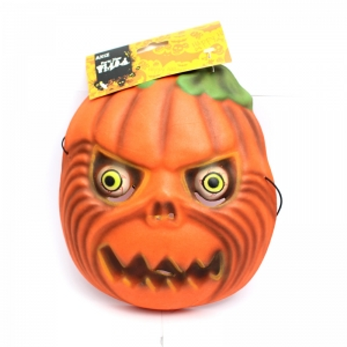 PUMPKIN MASK W/BULGING EYES ,18X24CM W/ HEADER CARD PUMPKIN MASK W/BULGING EYES ,18X24CM W/ HEADER CARD