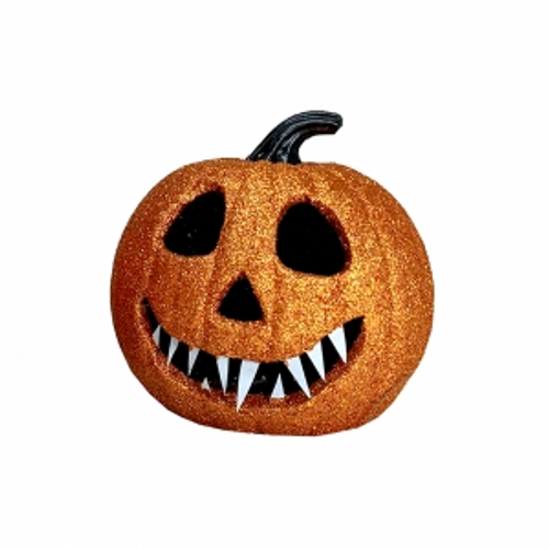 LIGHT UP ROUND GRINNING PUMPKIN,W/ TEETH 21CMX20CMX20CM , INCLUDES BATTERIES LIGHT UP ROUND GRINNING PUMPKIN,W/ TEETH 21CMX20CMX20CM , INCLUDES BATTERIES