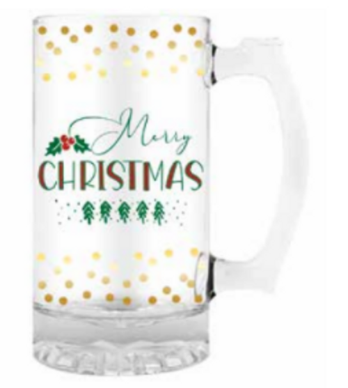 NOVELTY CHRISTMAS STEIN MERRY CHRISTMAS 18CM