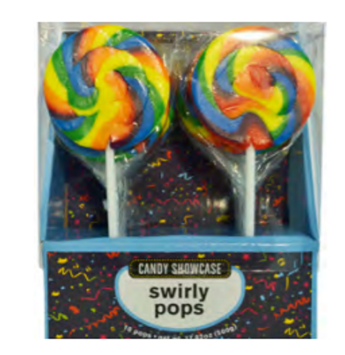 Swirly Pop Rainbow 10ct 500g