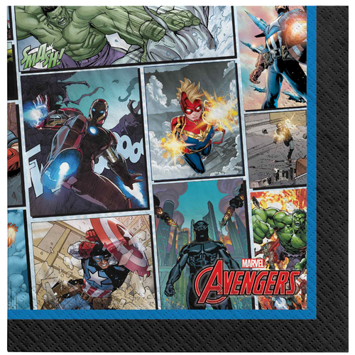 Marvel Powers Unite B/Napkin 16pk