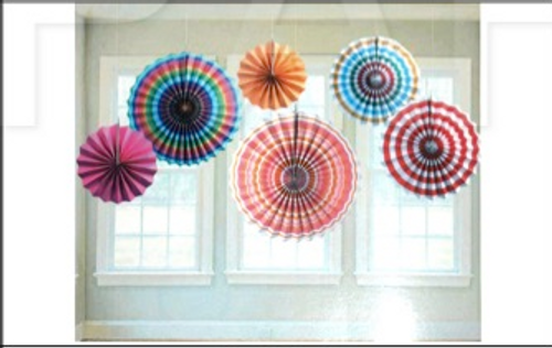 Decoration Fans  (Rainbow 4)