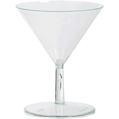 Mini Cater Martini Glasses Clr Plas 2.5oz/ 74ml Mini Cater Martini Glasses Clr Plas 2.5oz/ 74ml