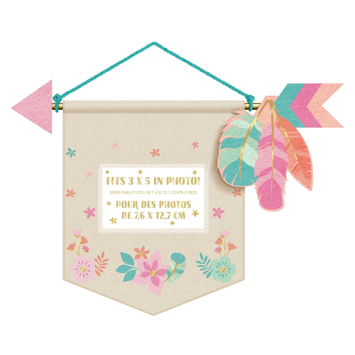Boho BDAY Girl Hang Sign w/Photo Holder Boho BDAY Girl Hang Sign w/Photo Holder