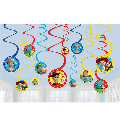 Toy Story 4 Spiral Deco 12pk