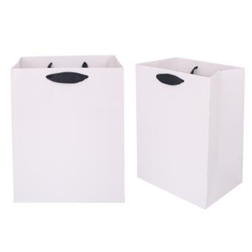 *L 32*26CM GIFT BAG - WHITE