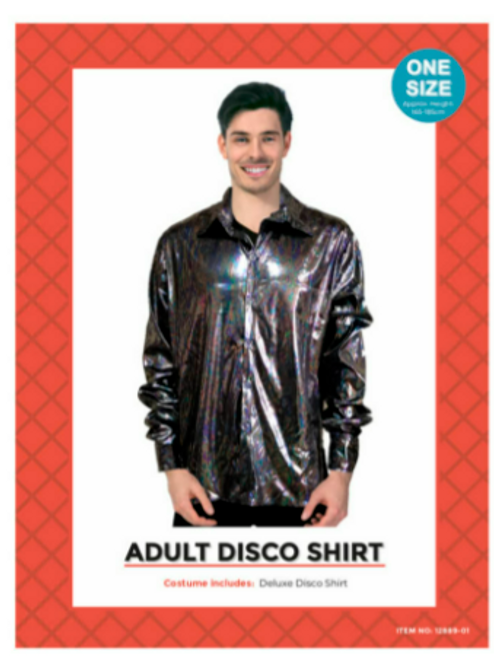 Adult Disco Shirt (Black)