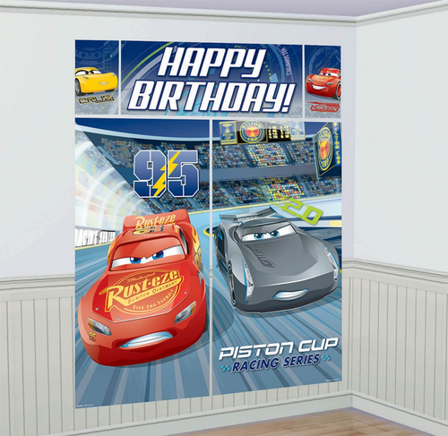 Cars 3 S/Setter Wall Deco Kit Cars 3 S/Setter Wall Deco Kit