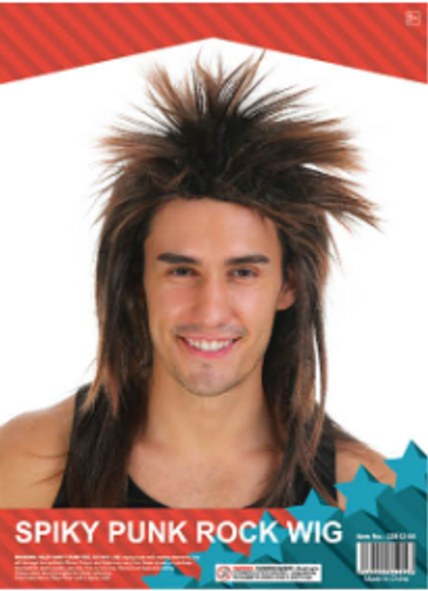 Spiky Long Wig (Brown)