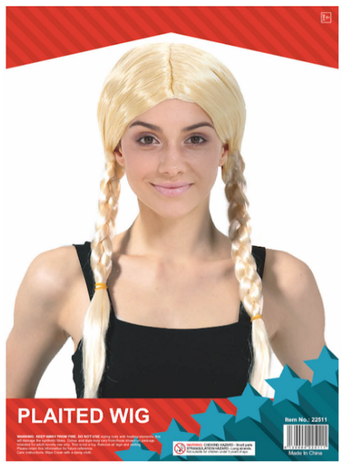 Plaited Wig (Blonde)