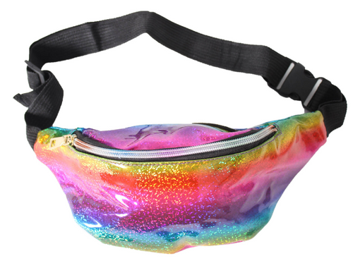 Metallic Rainbow Bum Bag