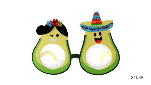 Party Glasses Mexican Avocado
