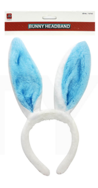 Bunny Headband (Blue Ear)