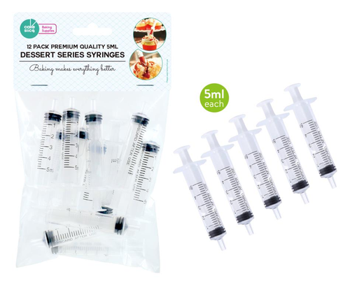 12PK 5ML Dessert Series Syringes