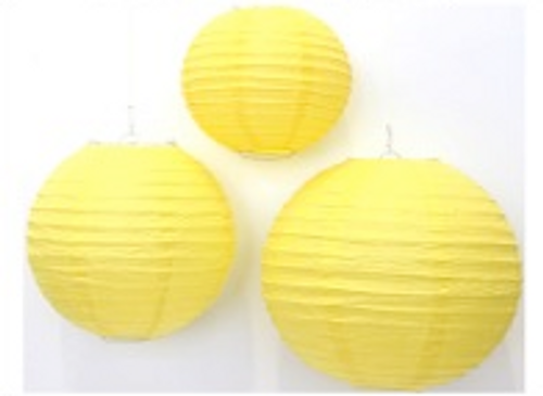 Round Lantern (14) (Yellow)